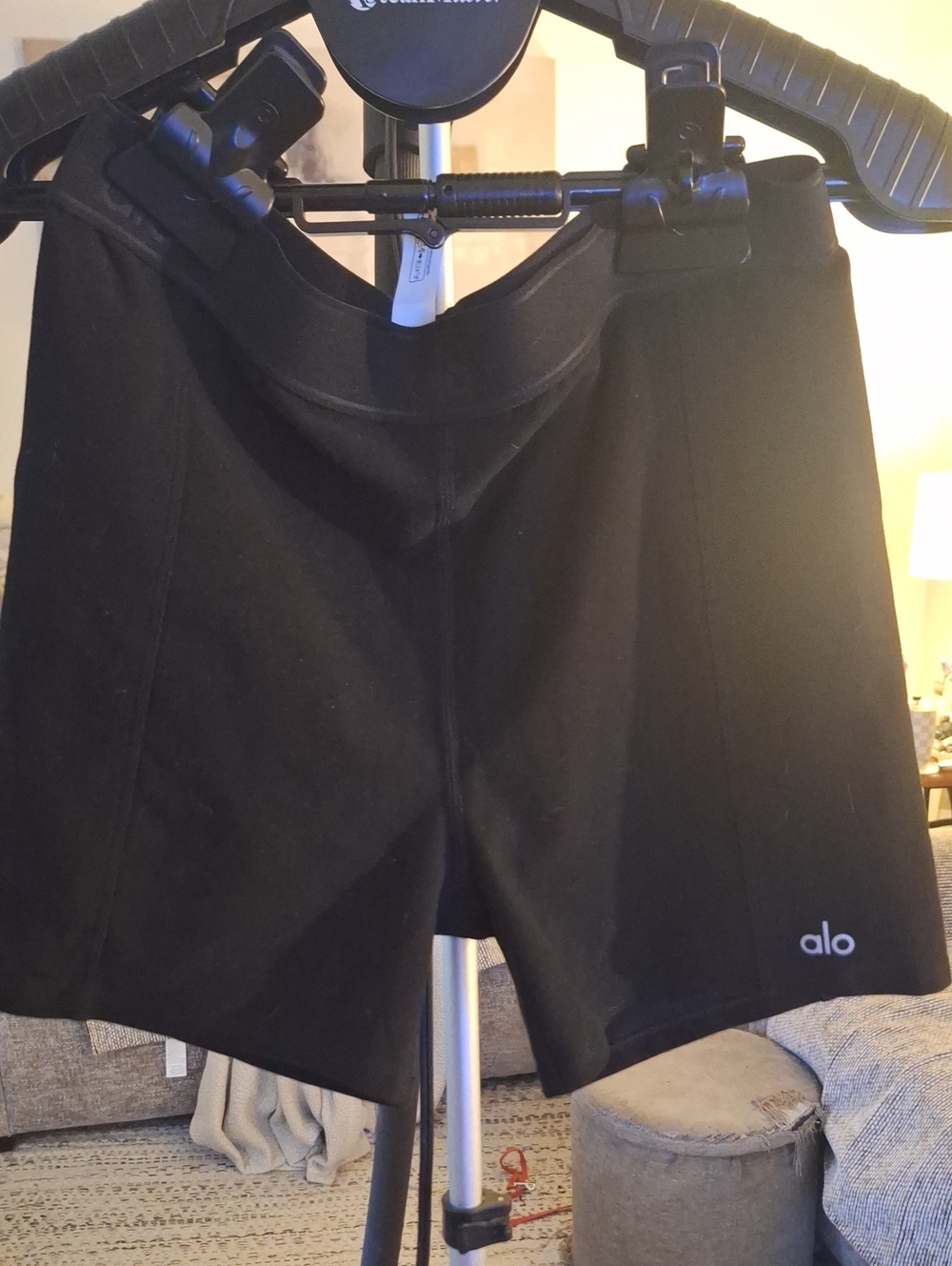ALO Yoga Black High-Rise Bike Shorts